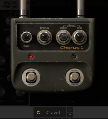 アンプループFXビューのストンプ編集