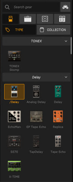 ギアセレクタビュー