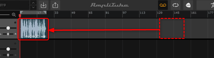 ファイル:Amplitube5 TrackRecord AfterClipMove.png