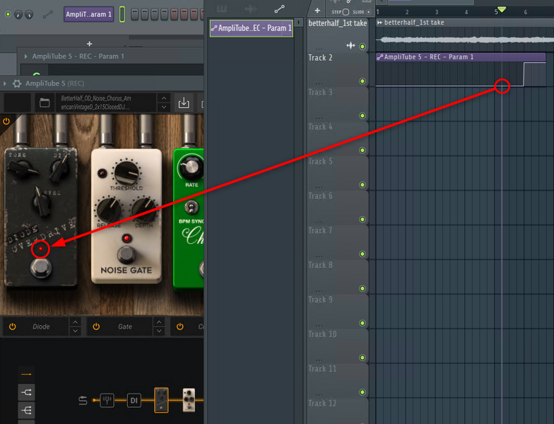 ファイル:Amplitube5 Automation FLAutomationON BypassOff.png